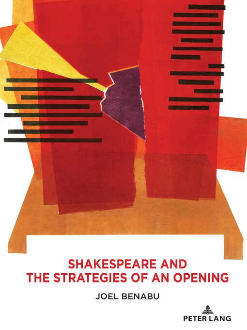 Title details for Shakespeare and the Strategies of an Opening by Joel Benabu - Available